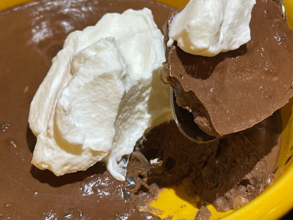Keto Dark Chocolate “Tapioca” Pudding
