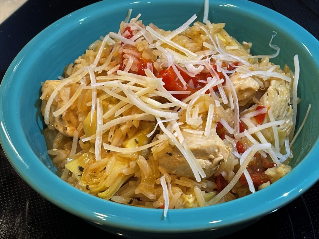 Tuscan Chicken and Rice